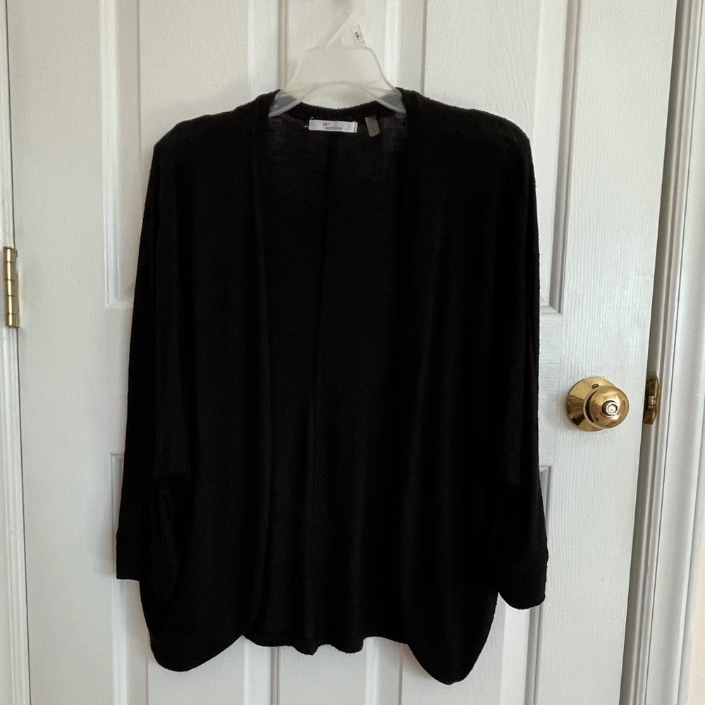 3/4 Sleeve Open Cardigan rayon poly blend size m